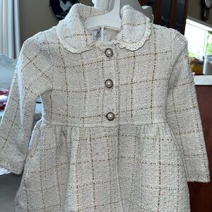 Elegant Cream Kids Coat Love and Grow